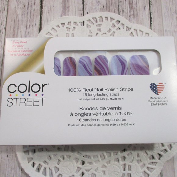 Color Street 100% Nail Polish Strips Ultraviolet Agate - Picture 4 of 6